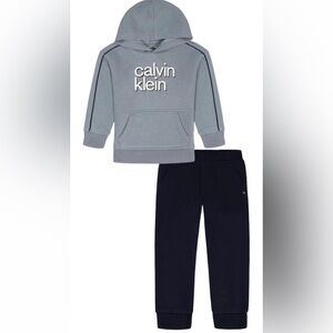 Calvin Klein Boys 2-Piece Hooded Jogger Set Size 4T — NWT Activewear